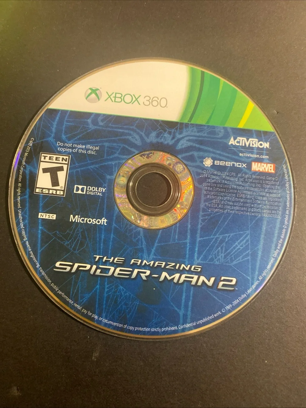 The Amazing Spider-Man 2 Microsoft Xbox 360 - Disc Only